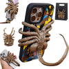 Alien Phone Holder, Creative Decorative Phone Holder Ornament Science Fiction Thriller Movie Facehugger Phone Holder Halloween